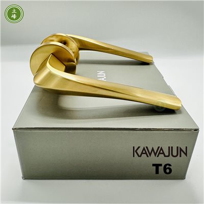 KAWAJUN-T6-拉絲金 水平把手