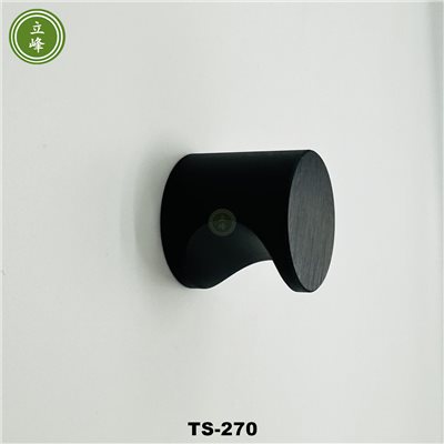TS-270【黑色】單顆正面鎖把手