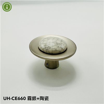UH-CE660〈霧銀+陶瓷〉正面鎖把手