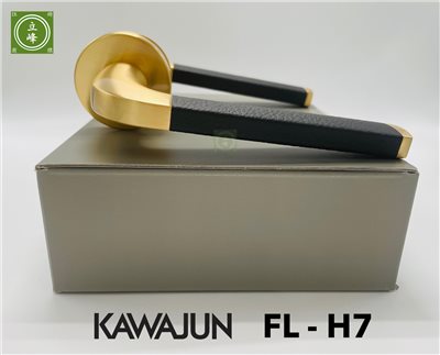 KAWAJUN-FL-金+黑皮革