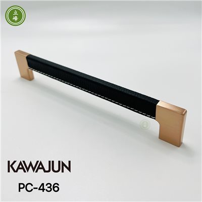 KAWAJUN PC-436【拉絲玫瑰金+黑皮革】 