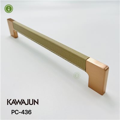 KAWAJUN PC-436【拉絲玫瑰金+灰皮革】 
