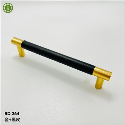 RD-264黑色+黃皮革 
