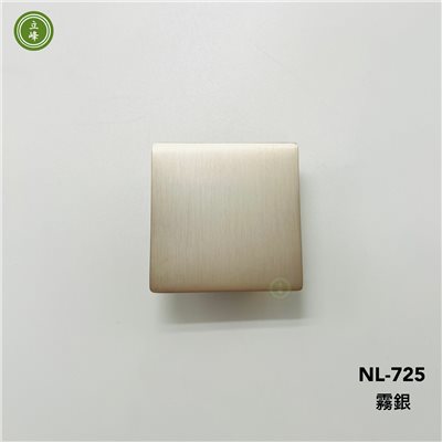 NL-725 正面鎖｜背面鎖｜對鎖（霧銀色）