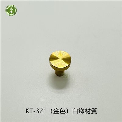 KT-321（金色）白鐵材質單顆把手