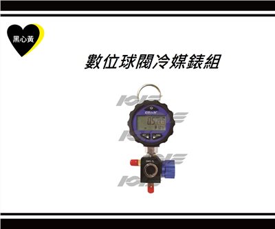 數位球閥冷媒錶組