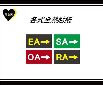 各式貼紙全熱交換機、新風機、分風箱、氣流標示、除濕機....等