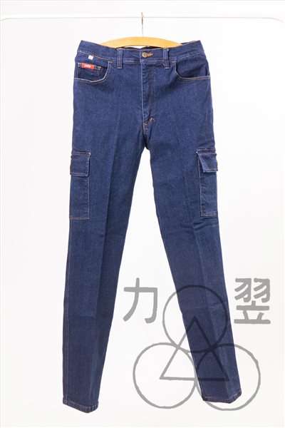 5400厚伸縮六袋牛仔褲