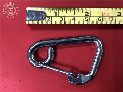 白鐵強力型安全掛鉤-6mm