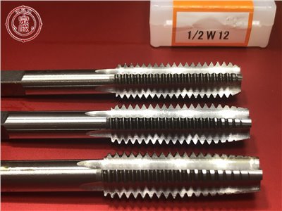 1/2'' W12 HTD 早坂精密工業 英制螺絲攻1-3攻三支組