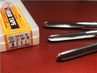 M6 x 1.0 HTD 早坂精密工業 公制螺絲攻1-3攻三支組