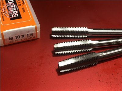 M10 x 1.5 HTD 早坂精密工業 公制螺絲攻1-3攻三支組