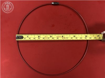 彩色多功能白鐵鋼索圈 50cm  (紅色)