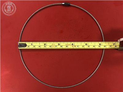 彩色多功能白鐵鋼索圈 50cm  (白色)
