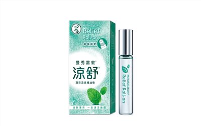 涼舒薄荷滾珠精油棒7.2ml