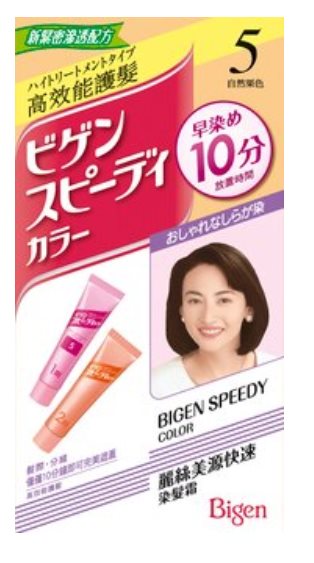 麗絲美源 快速染髮霜 5號 自然栗色