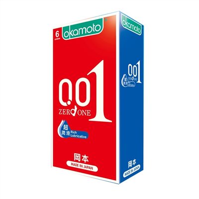 岡本保險套 0.01 RL 超潤滑 至尊勁薄 52mm 6入裝