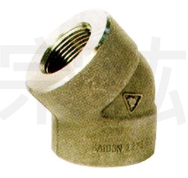 VT 鍛造內牙45°彎頭