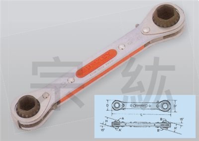 TRW-2AU、TRW-2BU  活動式棘輪板手
