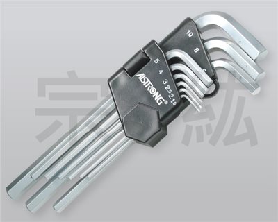 CDX-09ML 九支組白金長型六角板手組