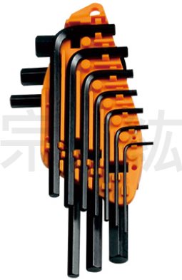 10支組黑角短型六角板手組 CR-V