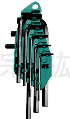 8支組黑角短型六角板手組 CR-V