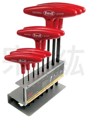 8支組T型六角板手組 CR-V