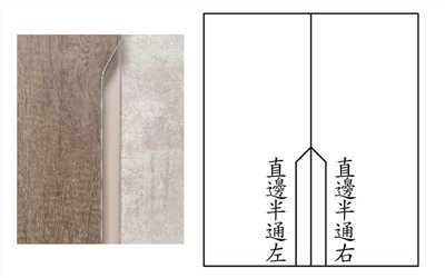 直邊半通