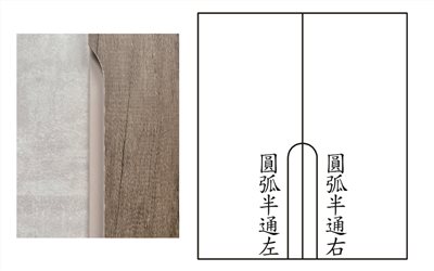 圓弧半通