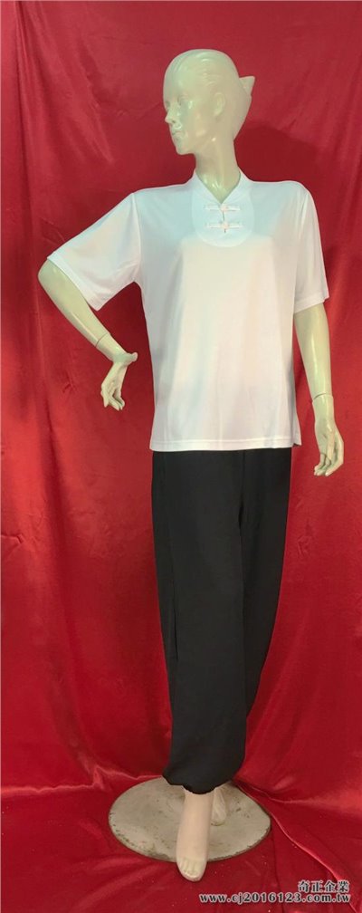 N-03兩排扣(領口:貼領)吸濕排汗(高爾)台灣製造