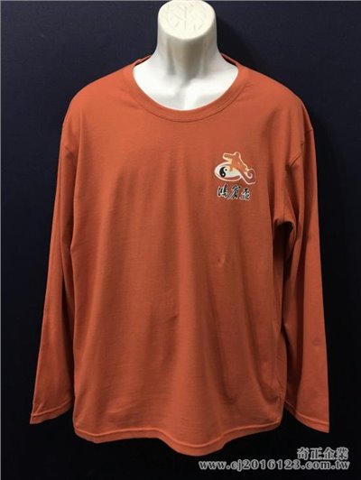 O-16圓領T桖(精梳棉)-台灣製造