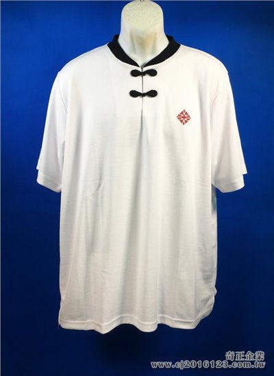 U-14兩排扣(領口:貼領)吸濕排汗(高爾)台灣製造
