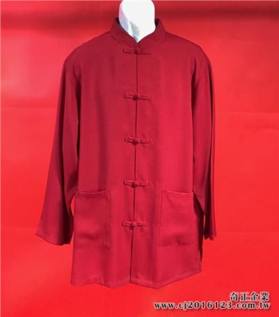 Q-12排扣(棉麻混紡)-(長.短袖)台灣製造 