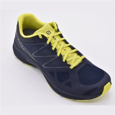 SALOMON SONIC PRO 2跑鞋 男款 L39338800 馬德拉藍/硫磺黃/漸層藍