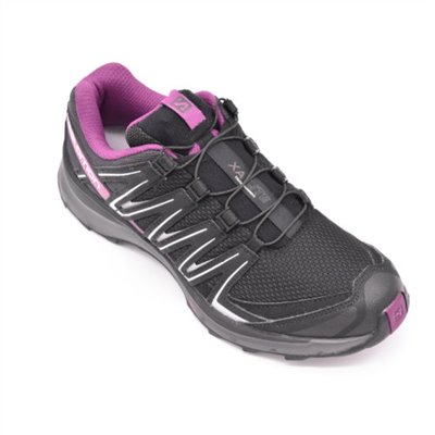 SALOMON 野跑鞋 女款 L39465500 黑.磁石灰.葡萄紫 法國進口