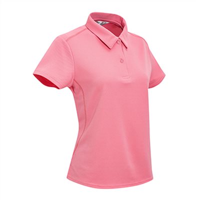 瑞多仕 DB8838 女款COOLMAX+隔濕紗 女本布領POLO 粉桃色
