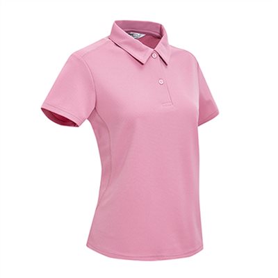 瑞多仕 DB8839 女款COOLMAX+隔濕紗 女本布領POLO 粉紫色