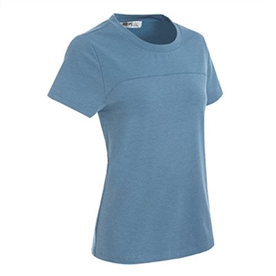 瑞多仕 DB8852 女款TENCEL® 女圓領剪接 藍寶石色