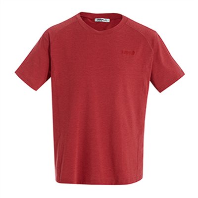 瑞多仕 DB8844 男款TENCEL® 男圓領爬線 紅褐色