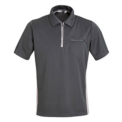 瑞多仕 DB8554 男款COOLMAX 男短袖POLO 綠灰褐色/大地米灰色