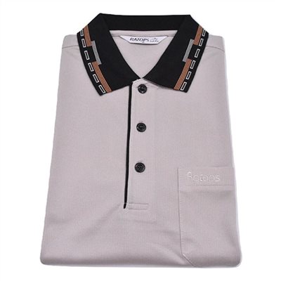 瑞多仕 DB8723 男款THERMOCOOL 男POLO(門襟出芽) 淺駝色