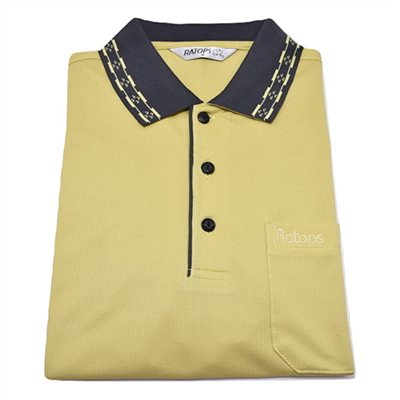 瑞多仕 DB8725 男款THERMOCOOL 男POLO(門襟出芽) 檸檬黃綠色