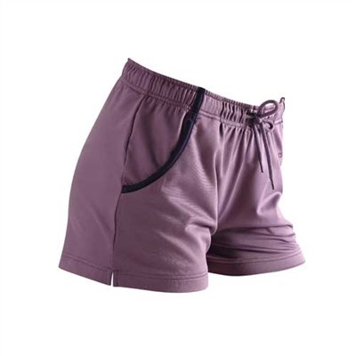 瑞多仕 DB8703 女款COOLPLUS 女彈性運動褲(短褲袋配) 紫芋色/ 暗紫色