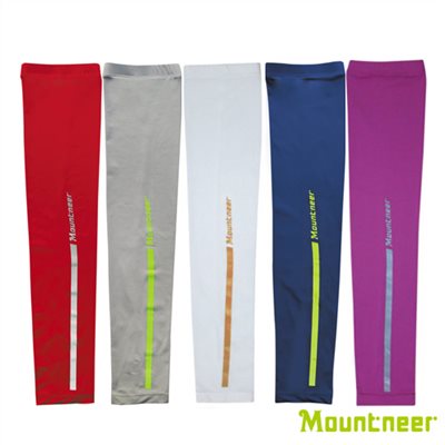 【Mountneer】山林休閒 MIT 中性抗UV反光袖套 防曬袖套 運動 騎車 登山 露營 防紫外線 戶外休閒