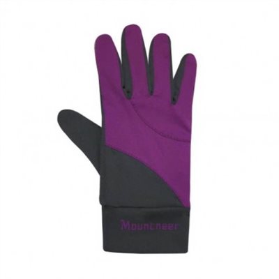 【Mountneer】山林休閒 中性抗UV觸控手套 11G01-93 紫羅蘭色 UPF50+ 防曬 止滑 手機觸控 極輕 排汗 涼感 騎車 