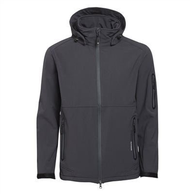 瑞多仕RAS-753 男素色SOFT-SHELL 防水透氣夾克 暗灰色 
