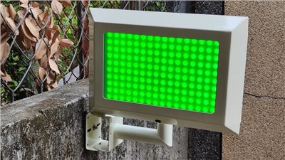 平板雙色LED燈牆壁用（左右角度可調)不銹鋼支架