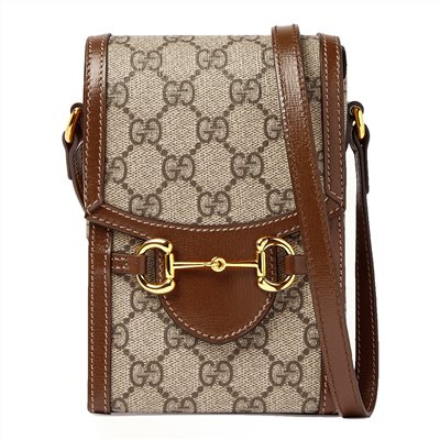 【GUCCI 古馳】625615 經典Horsebit mini 迷你馬銜扣肩背斜背1955手機包