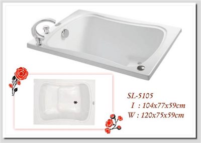 SL-5105 高亮度壓克力浴缸  