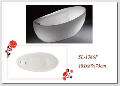 SL-1086F 高亮度壓克力浴缸 